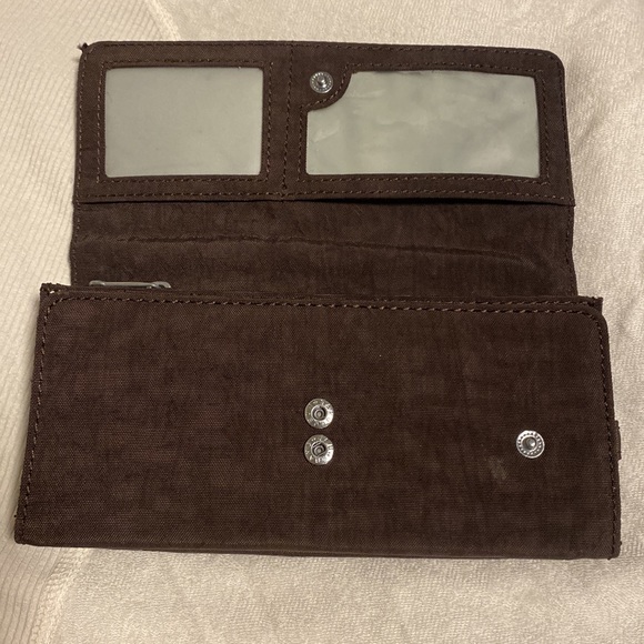 Kipling Wallet grey/brown pristine condition 14-15 cc holder - Picture 2 of 13